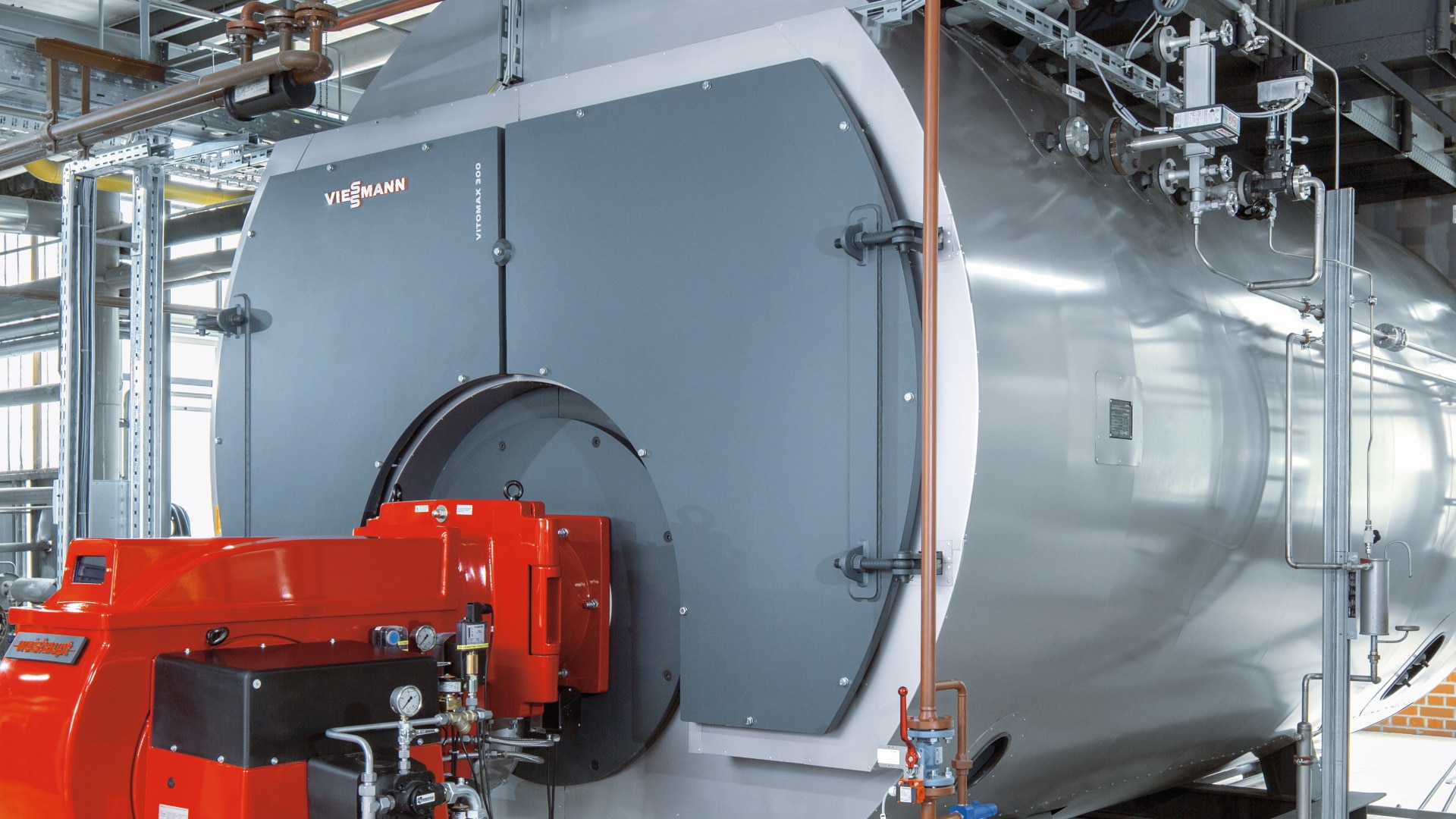 Industrial boiler shop
