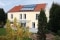 Single-family house with solar panels